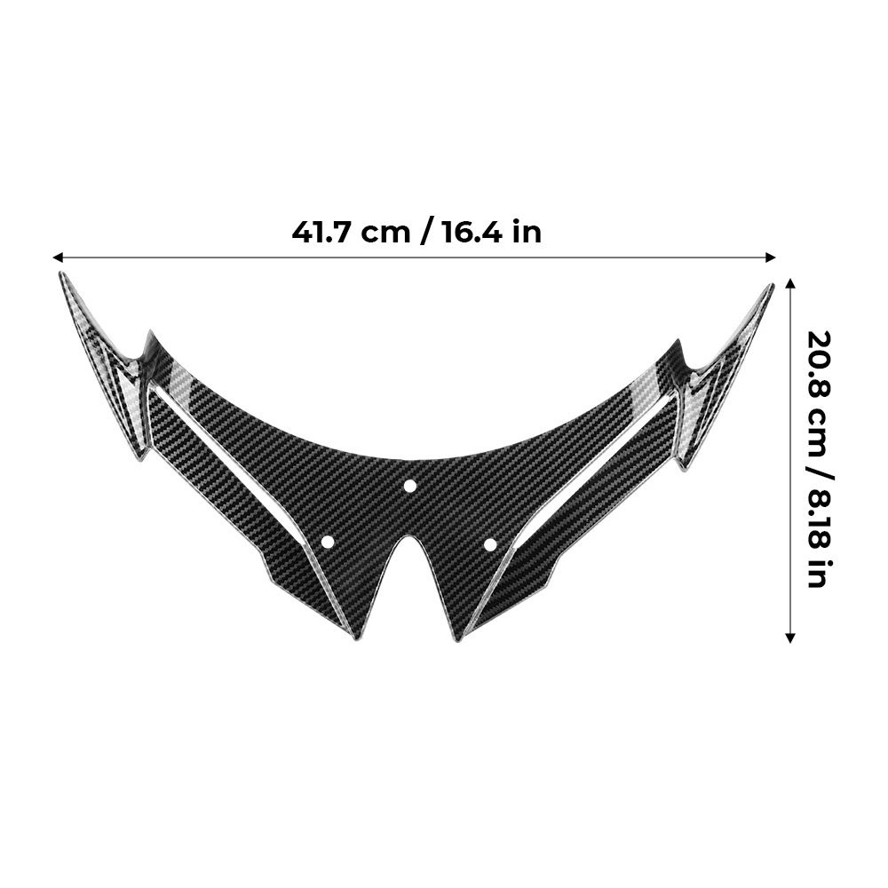 Передній обтічник Winglet Спойлер Аеродинамічне крило для Kawasaki Ninja 500 Ninja 500 SE 2024-2026
